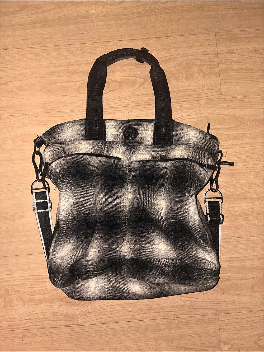 lululemon Tote Bag Black & Gray